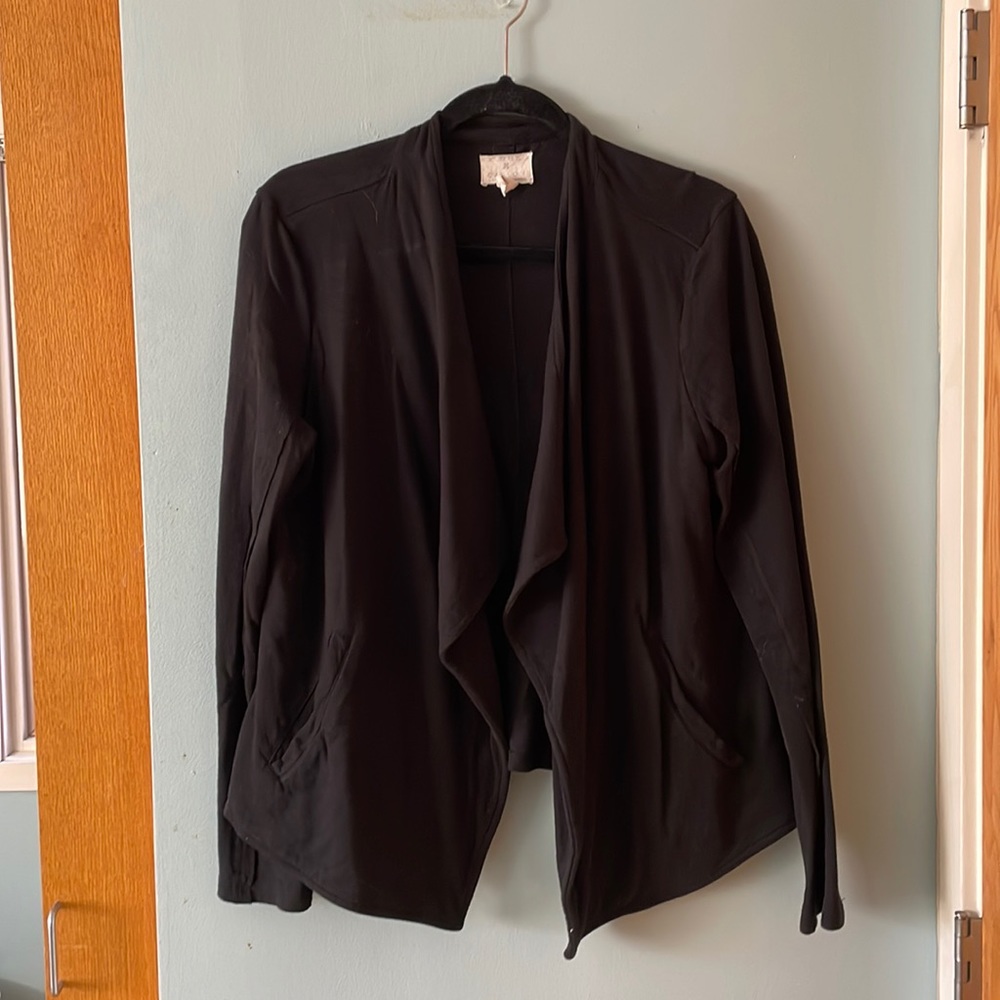 Structured cotton blazer/cardigan